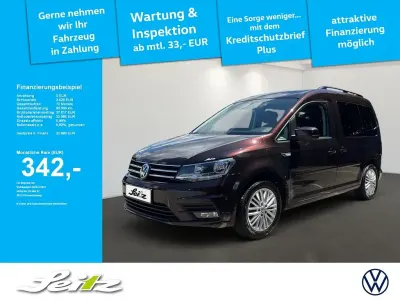 Gebraucht VW Caddy Comfortline 150 PS (110 kW) 2020 Schwarz Van / Kleinbus