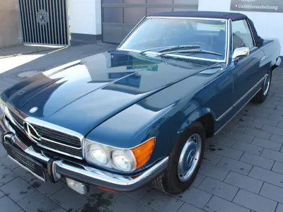 Gebraucht Mercedes SL350 190 PS (139 kW) 1972 Blau Cabrio