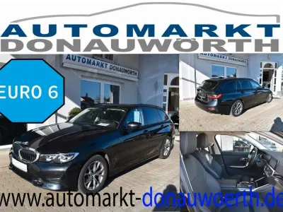 Gebraucht BMW 320e Sport Line 190 PS (139 kW) 2022 Saphirschwarz Kombi