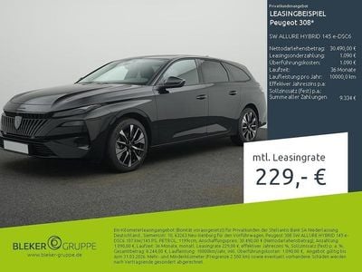 Gebraucht Peugeot 308 SW Allure 145 PS (106 kW) 2025 Perlaneraschwarz Kombi