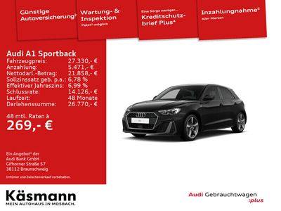 gebraucht Audi A1 Sportback S line 25TFSI LED PDC SHZ SMARTINTE