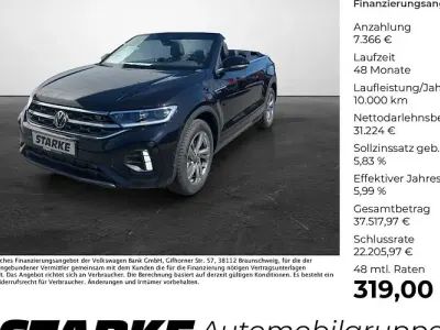 Neu VW T-Roc Cabriolet R-line 150 PS (110 kW) 2026 Schwarz Cabrio