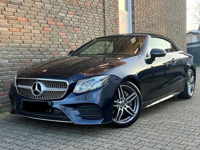 Second-hand Mercedes E220 AMG line 194 CP (142 kW) 2019 Albastru Cabrio