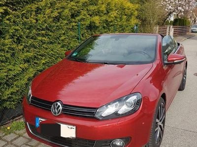 Gebraucht VW Golf Cabriolet Exclusive 160 PS (117 kW) 2012 Rot Cabrio