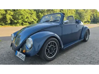 Gebraucht VW Käfer 60 PS (44 kW) 1983 Tiefblau metallic (metallic) Cabrio