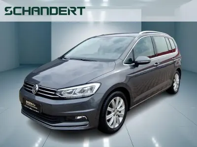 Gebraucht VW Touran Highline 150 PS (110 kW) 2018 Indiumgrau metallic Van / Kleinbus
