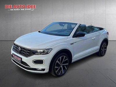 Gebraucht VW T-Roc Cabriolet R-line 150 PS (110 kW) 2021 Weiß Cabrio