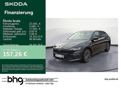 Schwarz Gebraucht 2025 Skoda Scala Selection Kleinwagen | 22.430 € (Guter Preis)