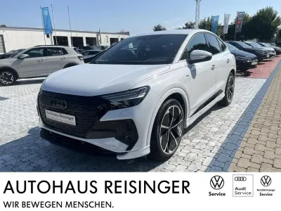 Gebraucht Audi Q4 Sportback e-tron S-Line 210 kW (286 PS) 2024 Weiß SUV