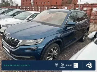 Gebraucht Skoda Kodiaq Clever 150 PS (110 kW) 2021 Lavablau metallic SUV