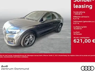 Usado Audi Q5 Sportback S-Line 299 HP (219 kW) 2022 Cinzento SUV