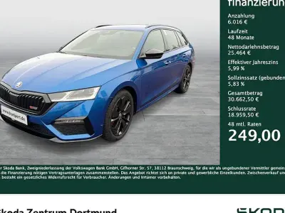 Brugt Skoda Octavia RS 200 HK (147 kW) 2024 Blå Stationcar