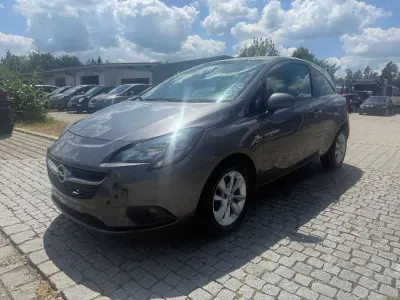 Gebraucht Opel Corsa drive 90 PS (66 kW) 2016 Karbon silber/shiny grey (m2) Kleinwagen