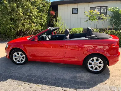 Gebraucht Audi A3 Cabriolet Basis 105 PS (77 kW) 2012 Rot Cabrio