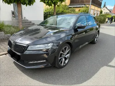 Gebraucht Skoda Superb SportLine 200 PS (147 kW) 2022 Schwarz Kombi