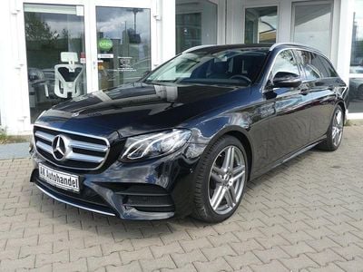 Brugt Mercedes E200 AMG line 184 HK (135 kW) 2018 Sort Stationcar
