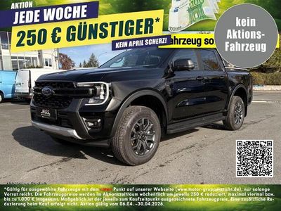 Nouă Ford Ranger Wildtrack 205 CP (150 kW) 2025 Negru Pickup