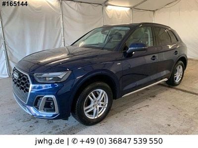 Gebraucht Audi Q5 S-Line 204 PS (150 kW) 2021 Navarrablau (metallic) SUV