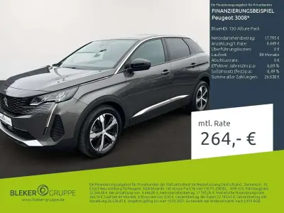 Gebraucht Peugeot 3008 Allure 131 PS (96 kW) 2023 Platingrau SUV