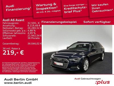 Gebraucht Audi A6 Sport 204 PS (150 kW) 2022 Firmamentblau metallic Kombi