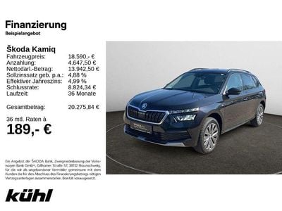 Gebraucht Skoda Kamiq Tour 95 PS (69 kW) 2022 Blackmagic perleffekt SUV