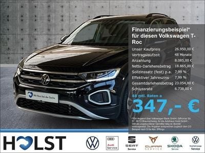 Gebraucht VW T-Roc Style 150 PS (110 kW) 2023 Schwarz SUV