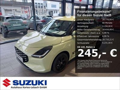 Neu Suzuki Swift Club 83 PS (61 kW) 2025 Lemon Limousine