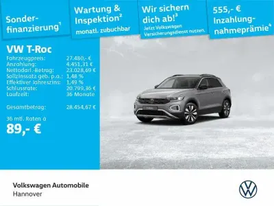 Gebraucht VW T-Roc Goal 150 PS (110 kW) 2025 Indiumgrau metallic SUV