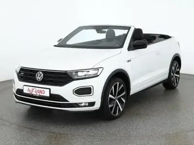Gebraucht VW T-Roc Cabriolet R-line 150 PS (110 kW) 2021 Pure white metallic Cabrio