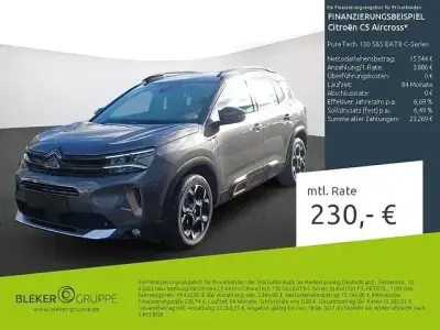 Gebraucht Citroën C5 Aircross PureTech 131 PS (96 kW) 2023 Lackierung platiniumgrau/typ aussenverkleidung metalliclackierung SUV