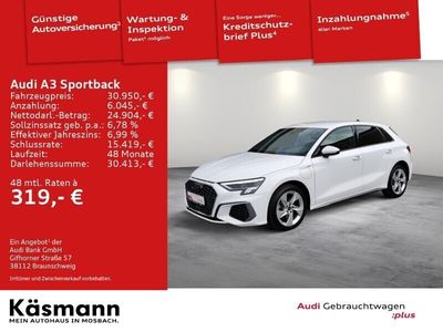 gebraucht Audi A3 Sportback S line 40TFSIe LED NAV VIRTUAL PDC