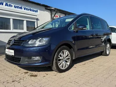 Usata VW Sharan Highline 200 CV (147 kW) 2012 Blu Monovolume