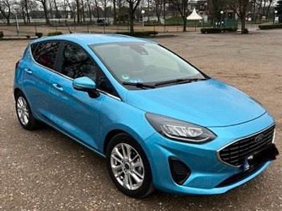 Second-hand Ford Fiesta Titanium 125 CP (91 kW) 2022 Albastru Hatchback