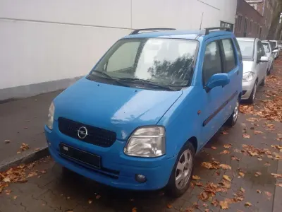 Gebraucht Opel Agila Color Edition 75 PS (55 kW) 2002 Blau Van / Kleinbus