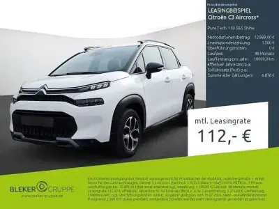 Gebraucht Citroën C3 Aircross PureTech 110 PS (80 kW) 2023 Weiß SUV