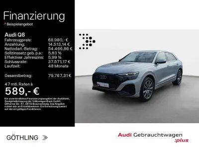 Brugt Audi Q8 Sport 286 HK (210 kW) 2025 Sølv SUV