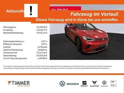 Usata VW ID.4 GTX 250 kW (340 CV) 2021 Rosso SUV
