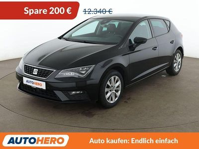 Usata Seat Leon Style 125 CV (91 kW) 2017 Nero Berlina