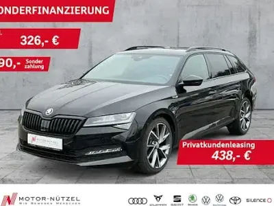 Używany Skoda Superb SportLine 200 KM (147 kW) 2021 Czarny Kombi