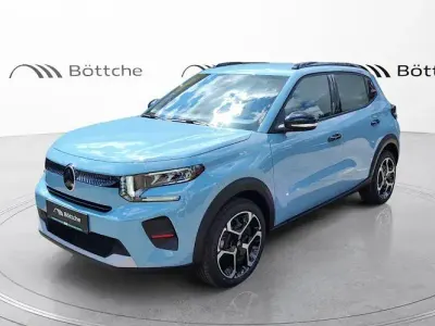Neu Citroën C3 101 PS (74 kW) 2026 Farbe blau monte carlo/typ aussenverkleidung spiegel flach standard SUV