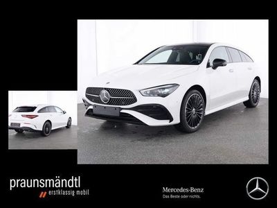 Gebraucht Mercedes CLA250e Shooting Brake Premium 163 PS (119 kW) 2023 Polarweiß Kombi