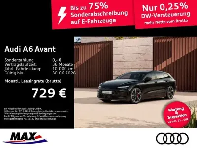 Ny Audi A6 e-tron Business 314 kW (428 HK) 2026 Sort Stationcar