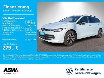 Crystal ice blue metallic Gebraucht 2025 VW Golf VIII Goal Kombi | 31.930 € (Etwas zu teuer)