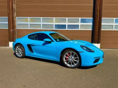 Gebraucht Porsche Cayman S 349 PS (256 kW) 2017 Miami blau Coupé
