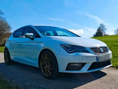 Gebraucht Seat Leon XCELLENCE 131 PS (96 kW) 2019 Weiß Limousine