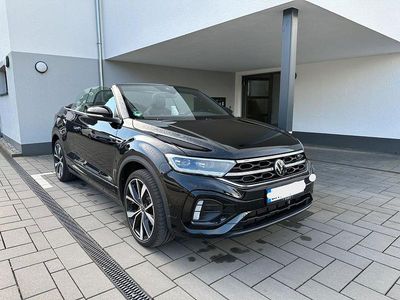 Gebraucht VW T-Roc Cabriolet R-line 150 PS (110 kW) 2023 Schwarz Cabrio