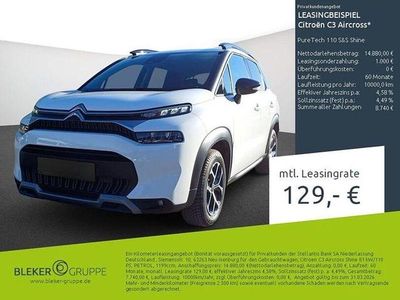Gebraucht Citroën C3 Aircross Shine 110 PS (80 kW) 2023 Weiß SUV