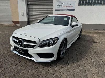 Weiß Gebraucht 2017 Mercedes C180 AMG line Cabrio | 26.590 € (Fairer Preis)