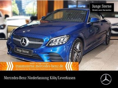 Blau Gebraucht 2023 Mercedes C220 AMG Cabrio | 40.990 € (Fairer Preis)