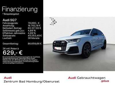 Gebraucht Audi SQ7 Competition 507 PS (372 kW) 2023 Gletscherweiß metallic SUV